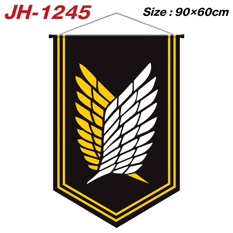Shingeki no Kyojin Anime Peripheral Full Color Printing Banner 90X60CM JH-1245