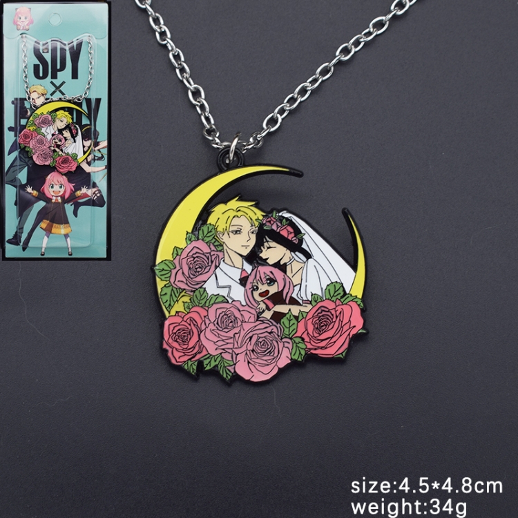 SPY×FAMILY Anime Cartoon Metal Necklace Pendant Ornament
