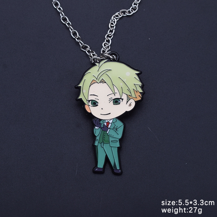 SPY×FAMILY Anime Cartoon Metal Necklace Pendant Ornament
