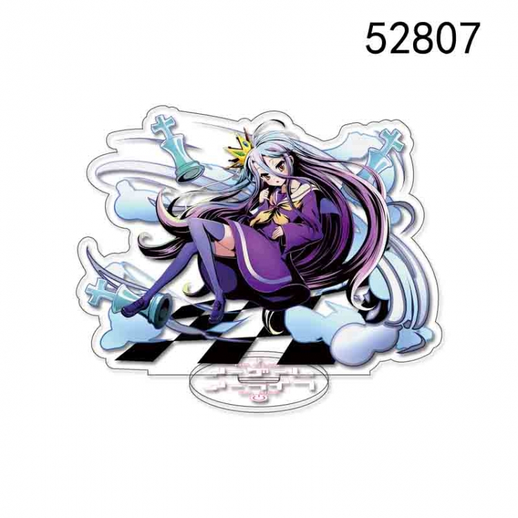 NO GAME NO LIFE Anime characters acrylic Standing Plates Keychain 15cm 52807