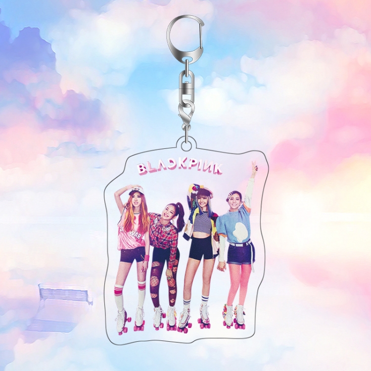 BLACK PINK acrylic pendant bag charm keychain price for 5 pcs