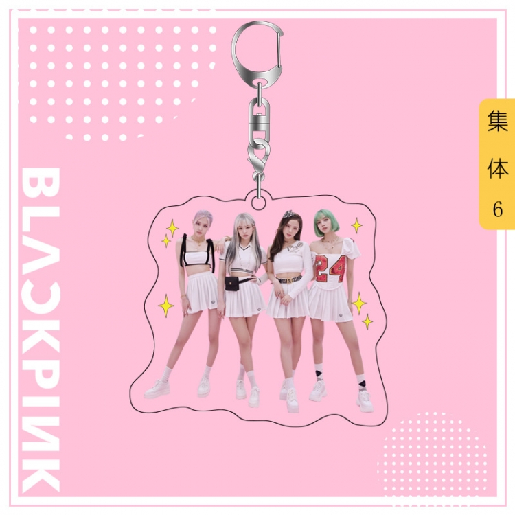 BLACK PINK acrylic pendant bag charm keychain price for 5 pcs