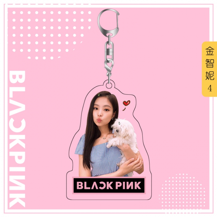 BLACK PINK acrylic pendant bag charm keychain price for 5 pcs