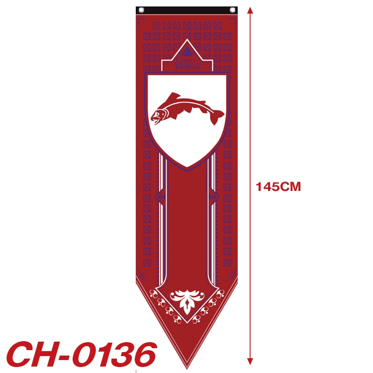 Game of Thrones Anime Peripheral Full Color Printing Banner 40x145CM CH-0136