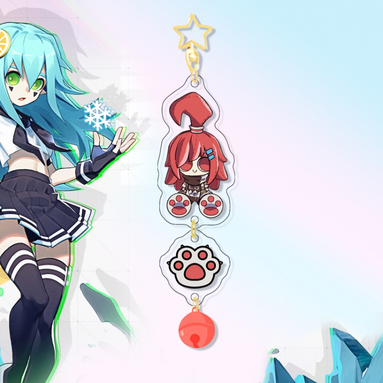 AOTU Colorful Bell Pendant Keychain Acrylic Pendant price for 5 pcs