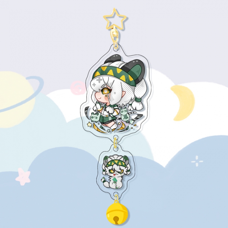 AOTU Colorful Bell Pendant Keychain Acrylic Pendant price for 5 pcs