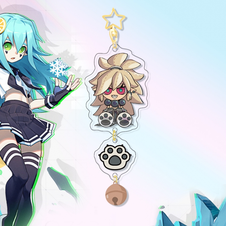 AOTU Colorful Bell Pendant Keychain Acrylic Pendant price for 5 pcs