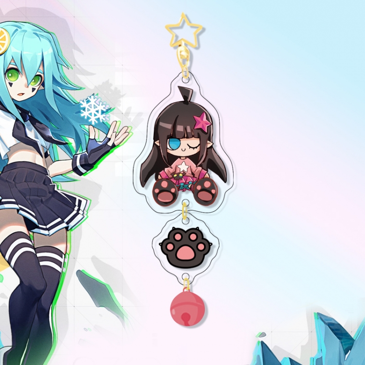 AOTU Colorful Bell Pendant Keychain Acrylic Pendant price for 5 pcs