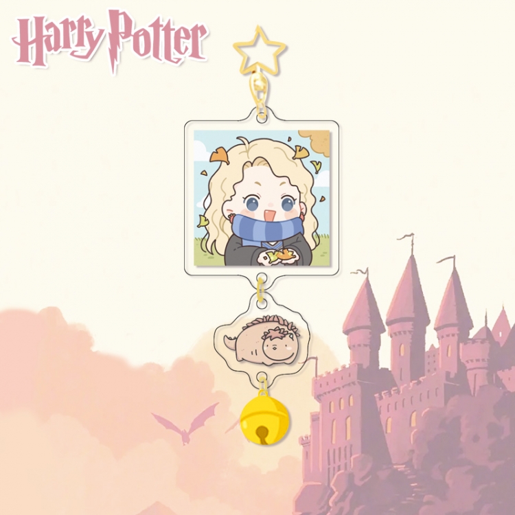 Harry Potter Colorful Bell Pendant Keychain Acrylic Pendant price for 5 pcs