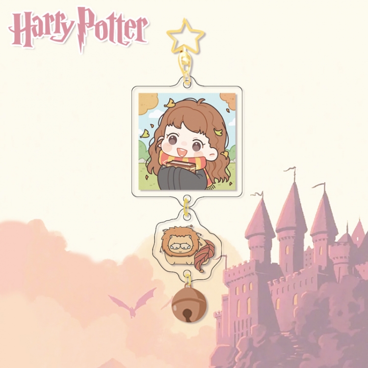 Harry Potter Colorful Bell Pendant Keychain Acrylic Pendant price for 5 pcs