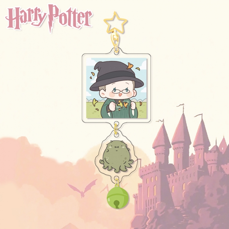 Harry Potter Colorful Bell Pendant Keychain Acrylic Pendant price for 5 pcs