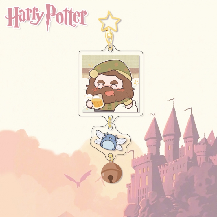 Harry Potter Colorful Bell Pendant Keychain Acrylic Pendant price for 5 pcs