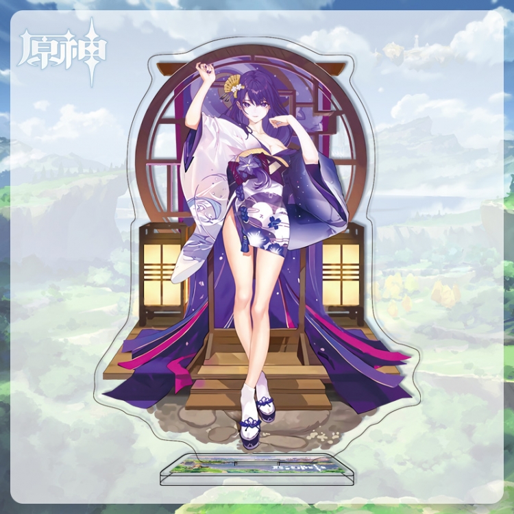 Genshin Impact game characters acrylic Standing Plates Keychain 16cm