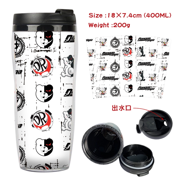 Dangan-Ronpa Anime Starbucks Leakproof Insulated Cup 18X7.4CM 400ML