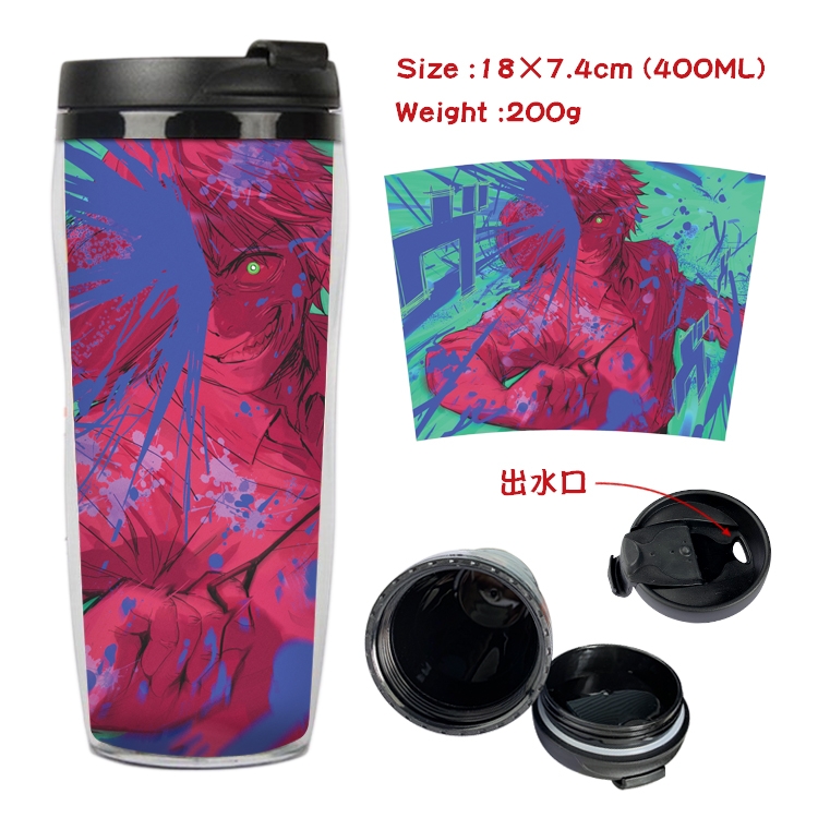 chainsaw man Anime Starbucks Leakproof Insulated Cup 18X7.4CM 400ML