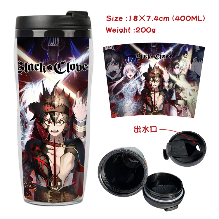 Black Clover Anime Starbucks Leakproof Insulated Cup 18X7.4CM 400ML