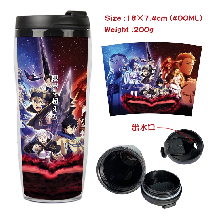 Black Clover Anime Starbucks Leakproof Insulated Cup 18X7.4CM 400ML