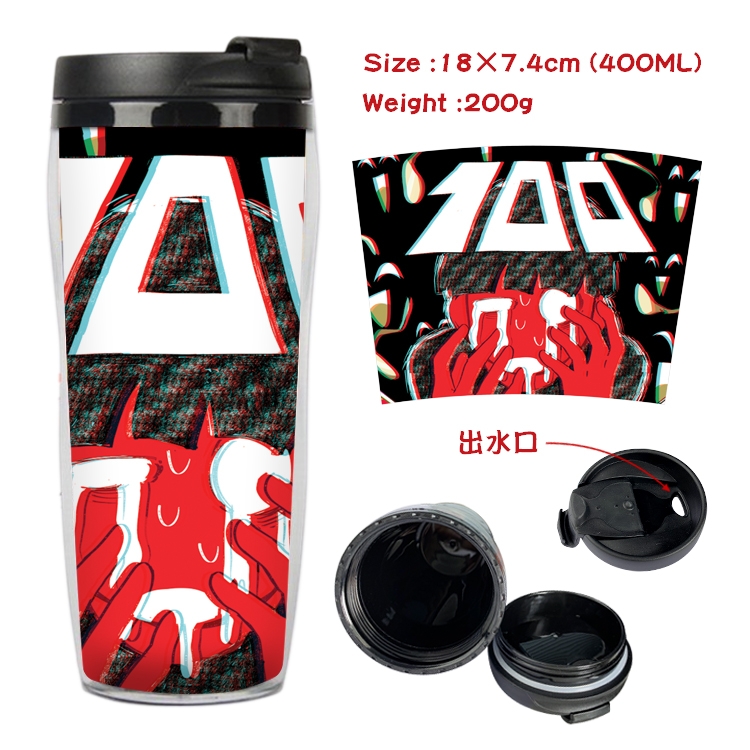 Mob Psycho 100 Anime Starbucks Leakproof Insulated Cup 18X7.4CM 400ML