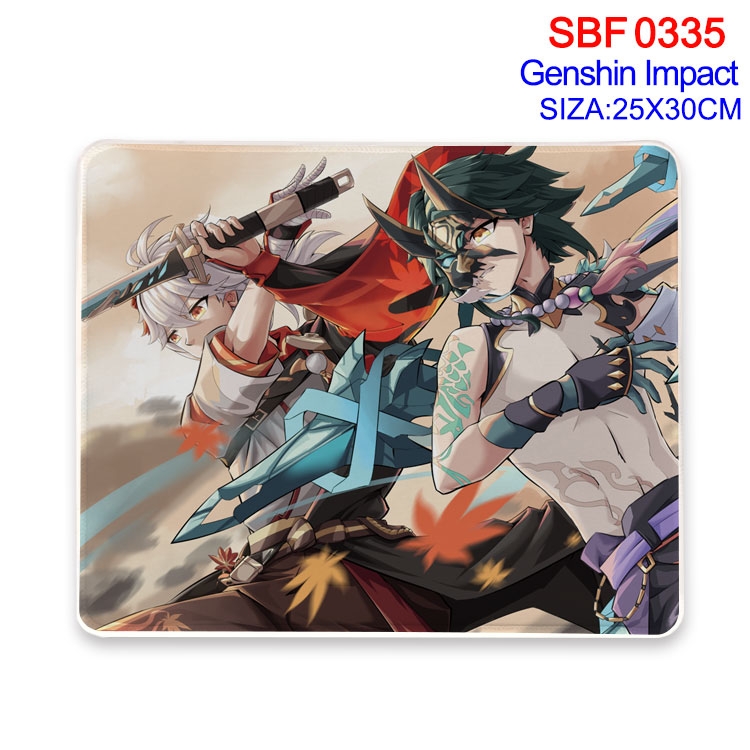 Genshin Impact Anime peripheral mouse pad 25X30cm  SBF-335