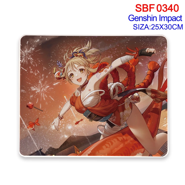 Genshin Impact Anime peripheral mouse pad 25X30cm SBF-340