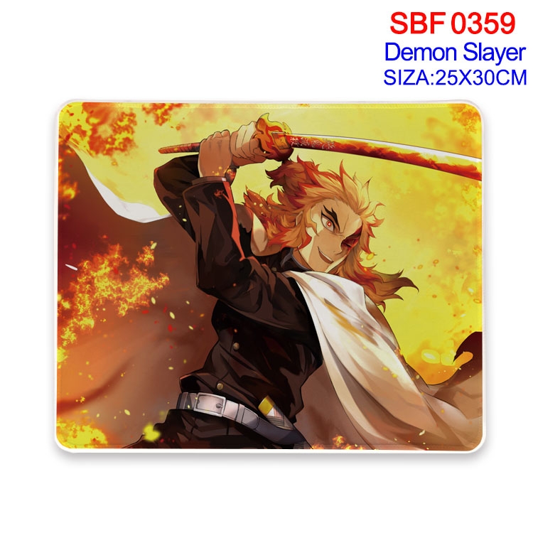 Demon Slayer Kimets Anime peripheral mouse pad 25X30cm SBF-359