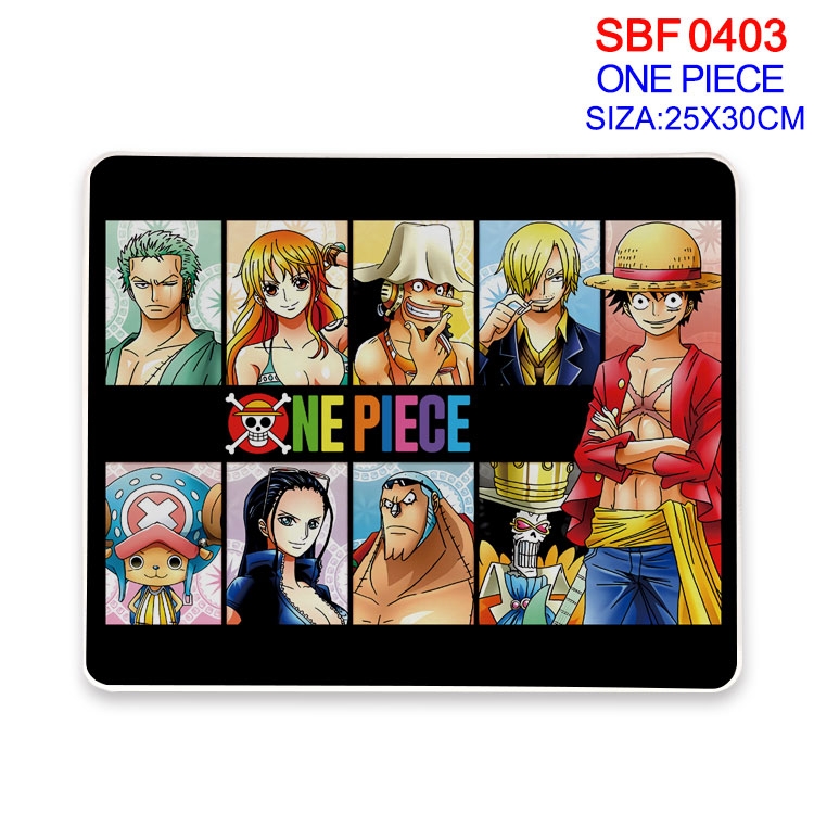 One Piece Anime peripheral mouse pad 25X30cm SBF-403