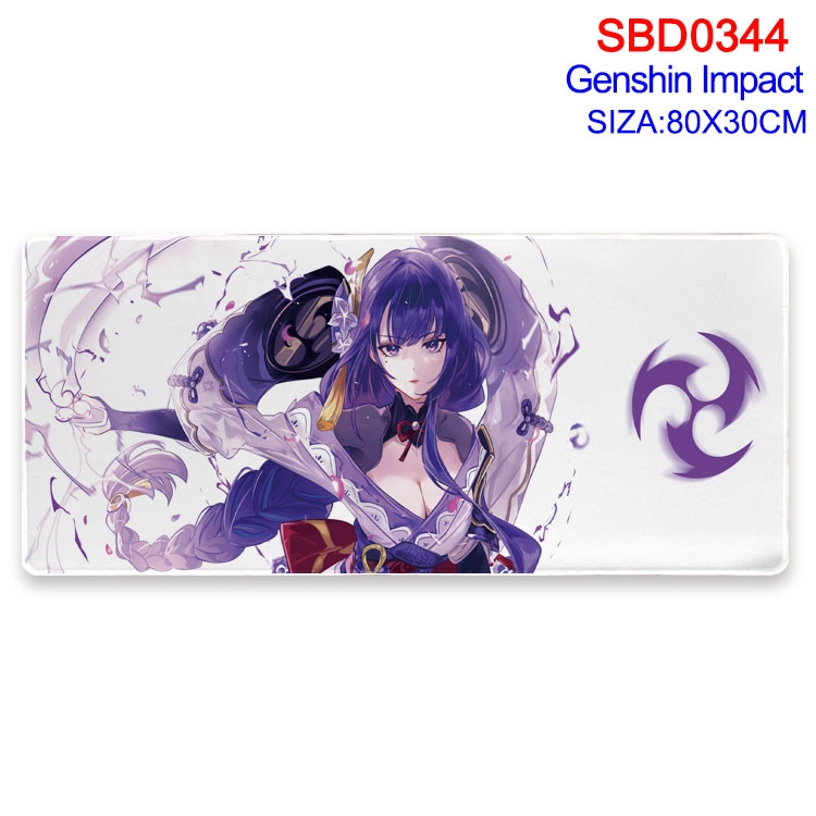 Genshin Impact Anime peripheral edge lock mouse pad 80X30cm SBD-344