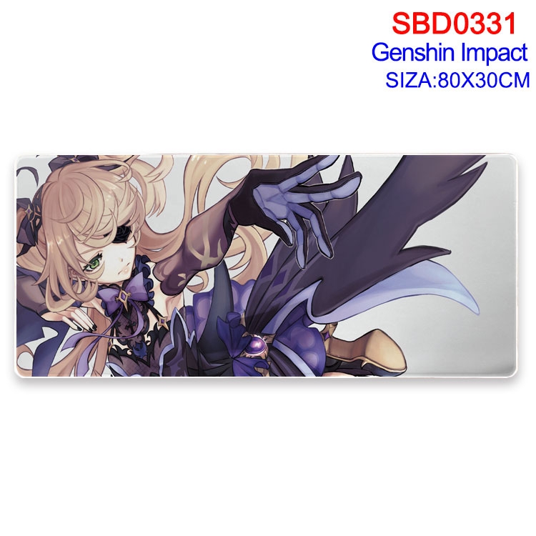 Genshin Impact Anime peripheral edge lock mouse pad 80X30cm  SBD-331