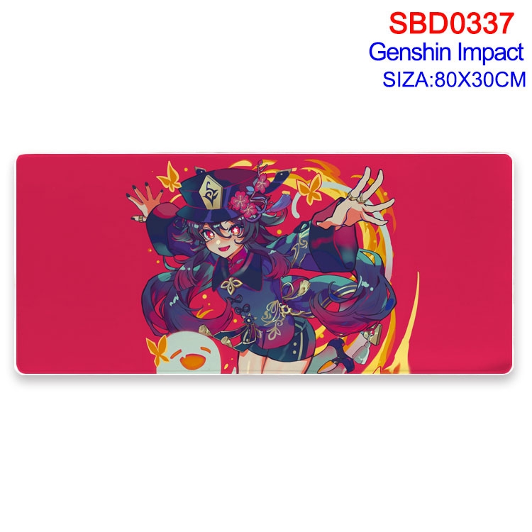 Genshin Impact Anime peripheral edge lock mouse pad 80X30cm SBD-337