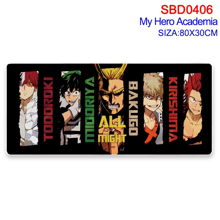 My Hero Academia Anime peripheral edge lock mouse pad 80X30cm SBD-406