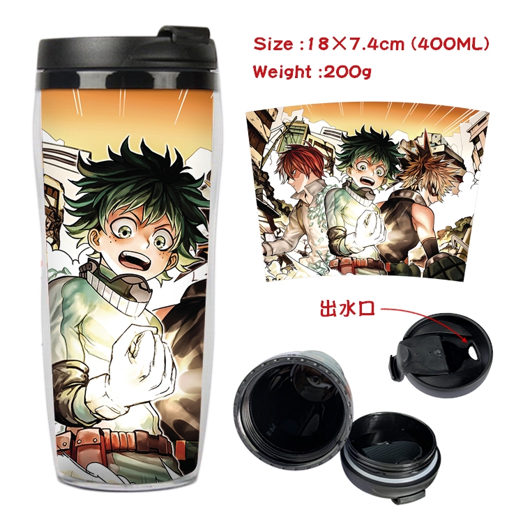 My Hero Academia Anime Starbucks Leakproof Insulated Cup 18X7.4CM 400ML