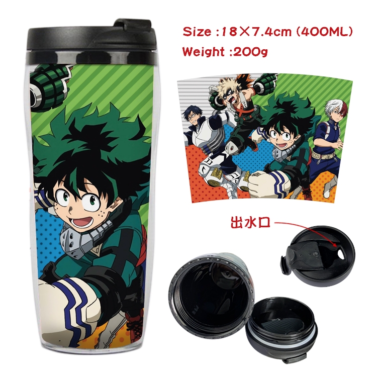 My Hero Academia Anime Starbucks Leakproof Insulated Cup 18X7.4CM 400ML