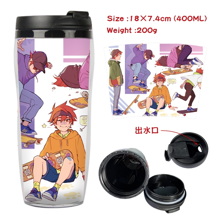 SK∞ Anime Starbucks Leakproof Insulated Cup 18X7.4CM 400ML