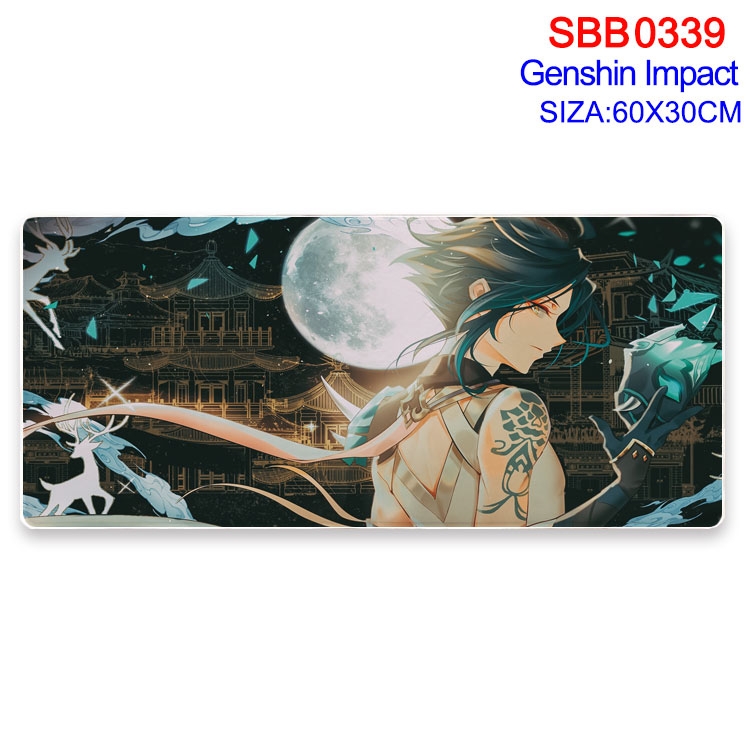 Genshin Impact Anime peripheral edge lock mouse pad 60X30cm SBB-339