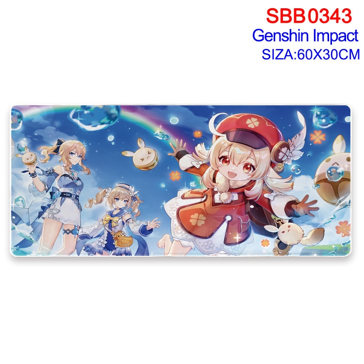 Genshin Impact Anime peripheral edge lock mouse pad 60X30cm SBB-343