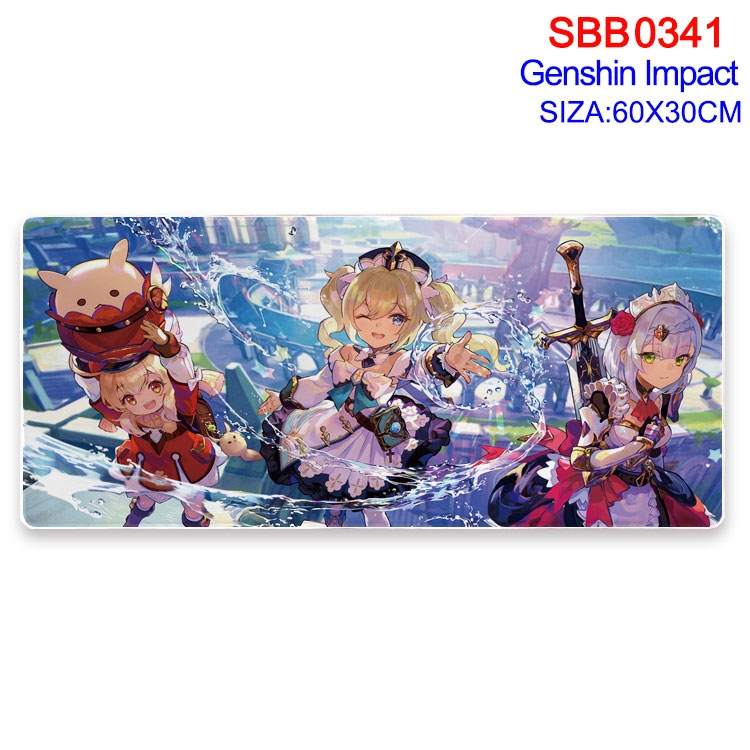 Genshin Impact Anime peripheral edge lock mouse pad 60X30cm SBB-341