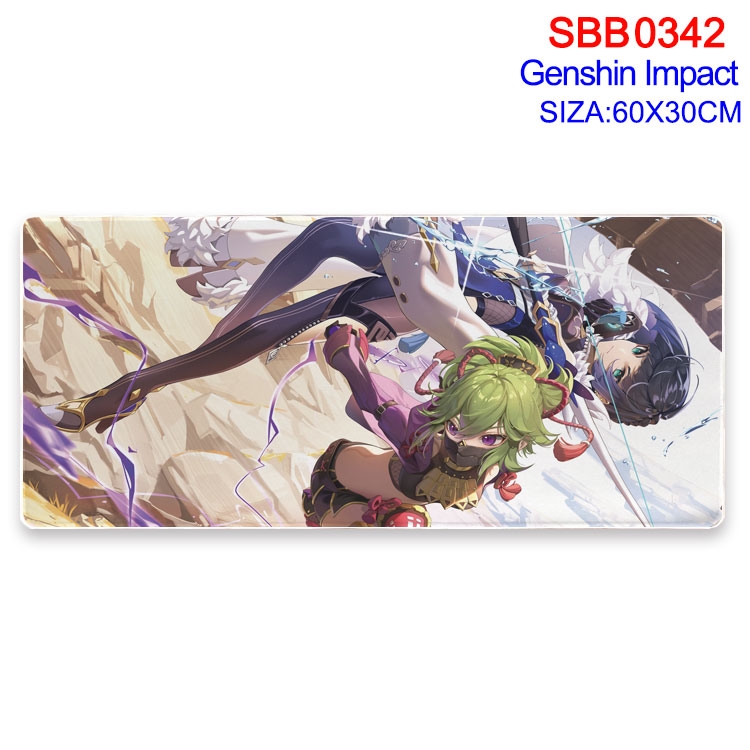 Genshin Impact Anime peripheral edge lock mouse pad 60X30cm SBB-342
