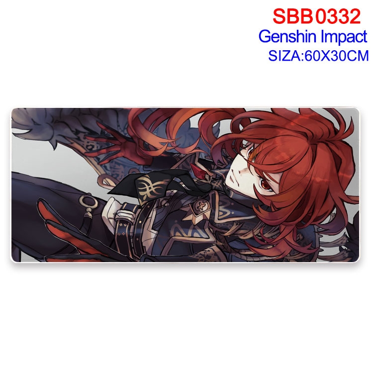 Genshin Impact Anime peripheral edge lock mouse pad 60X30cm  SBB-332