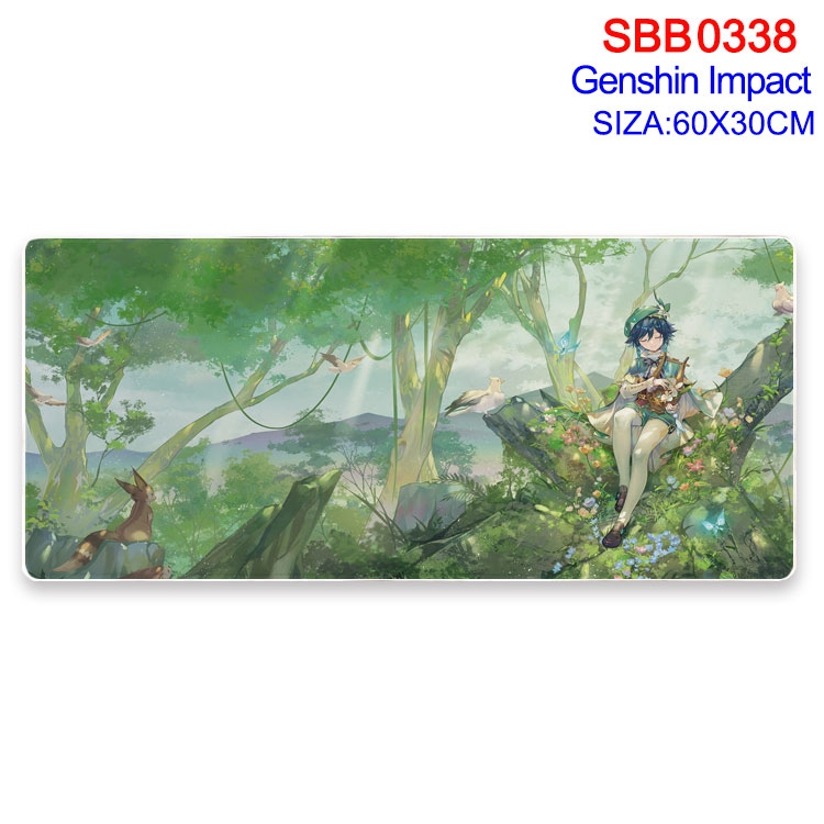 Genshin Impact Anime peripheral edge lock mouse pad 60X30cm  SBB-338