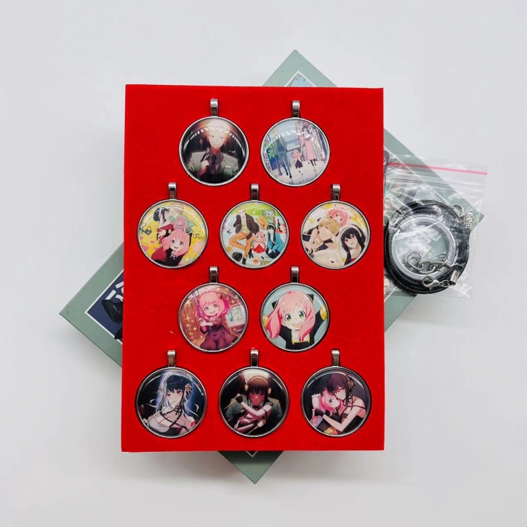 SPY×FAMILY  Anime Peripheral Pendant Necklace a set of 1 0 style B