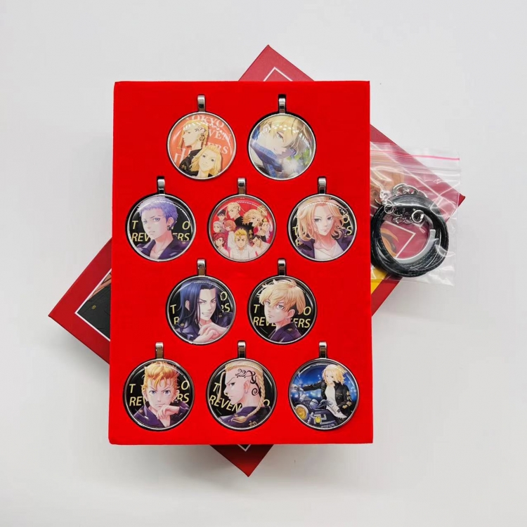 Tokyo Revengers Anime Peripheral Pendant Necklace a set of 10 style A