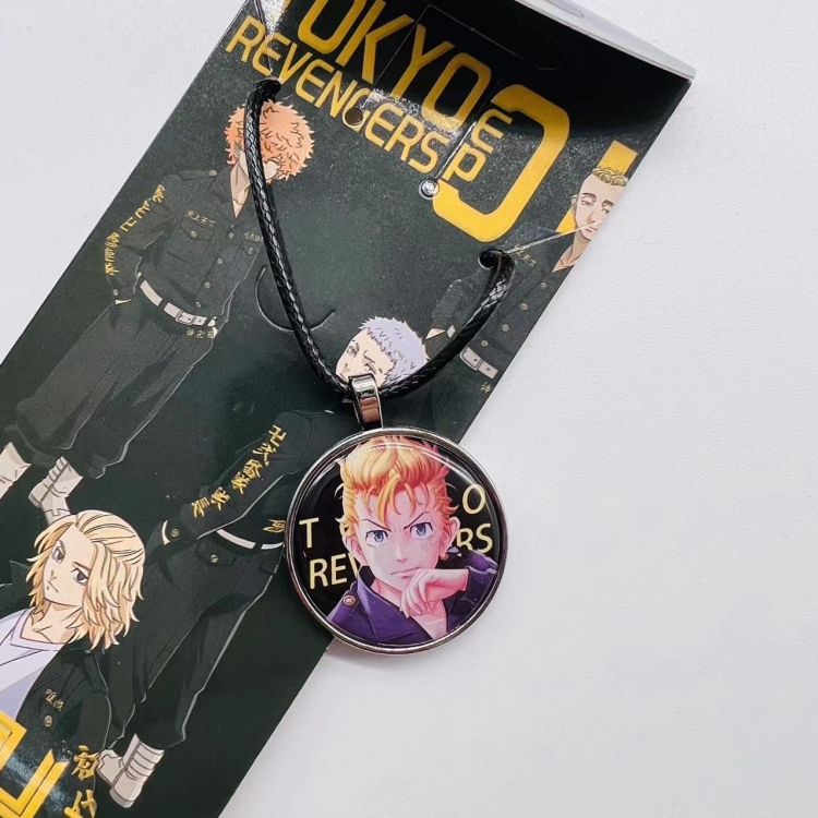 Tokyo Revengers Anime peripheral leather rope necklace pendant jewelry  price for 5 pcs 2116
