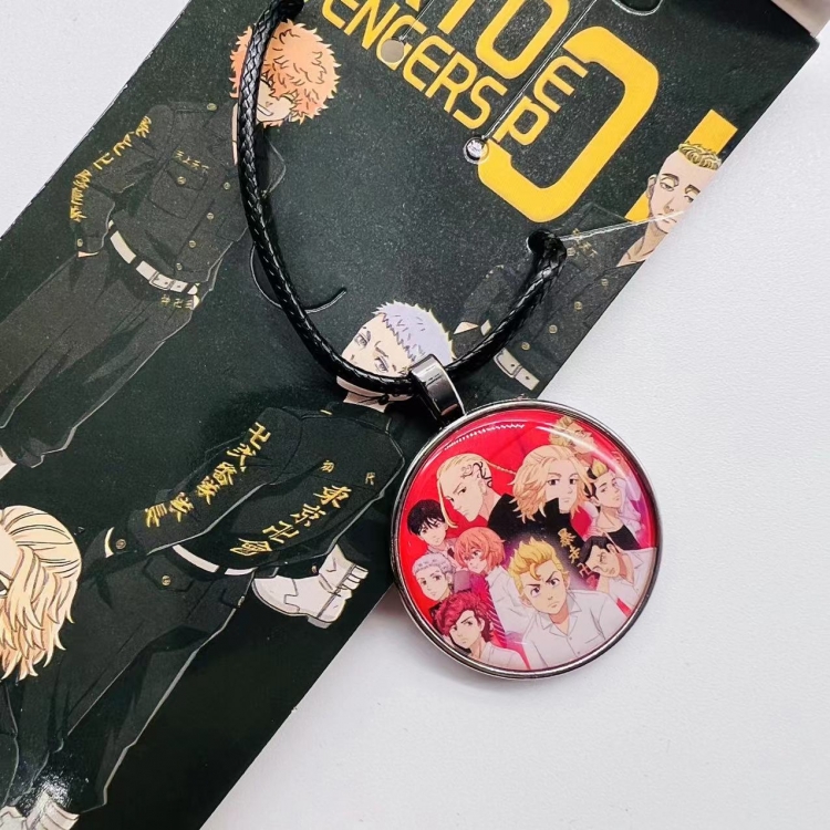 Tokyo Revengers Anime peripheral leather rope necklace pendant jewelry  price for 5 pcs 1930