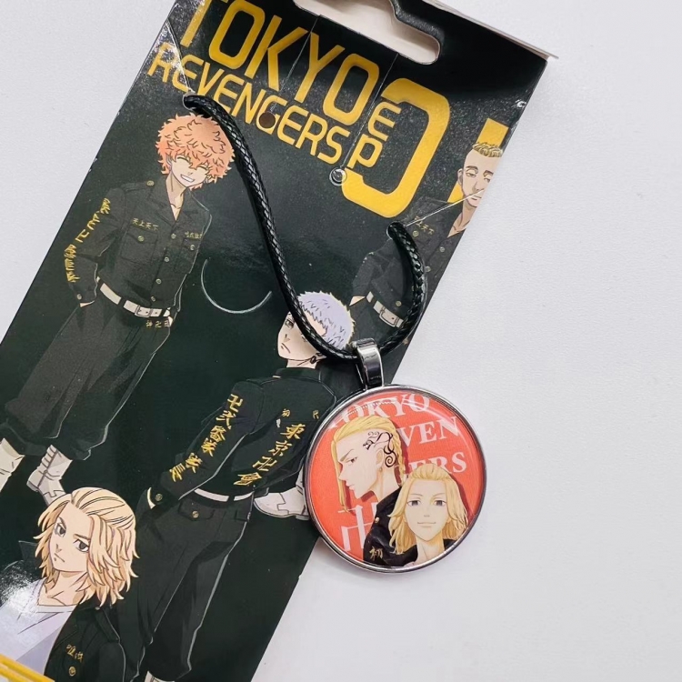 Tokyo Revengers Anime peripheral leather rope necklace pendant jewelry price for 5 pcs 2119