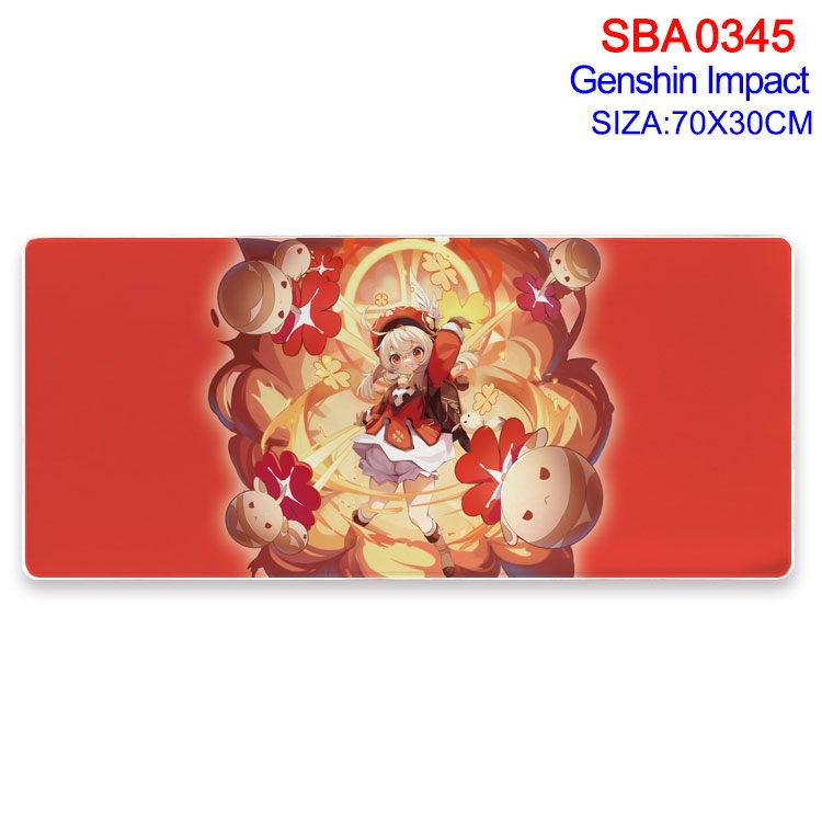 Genshin Impact Anime peripheral edge lock mouse pad 70X30cm  SBA-345