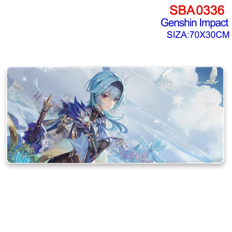 Genshin Impact Anime peripheral edge lock mouse pad 70X30cm  SBA-336