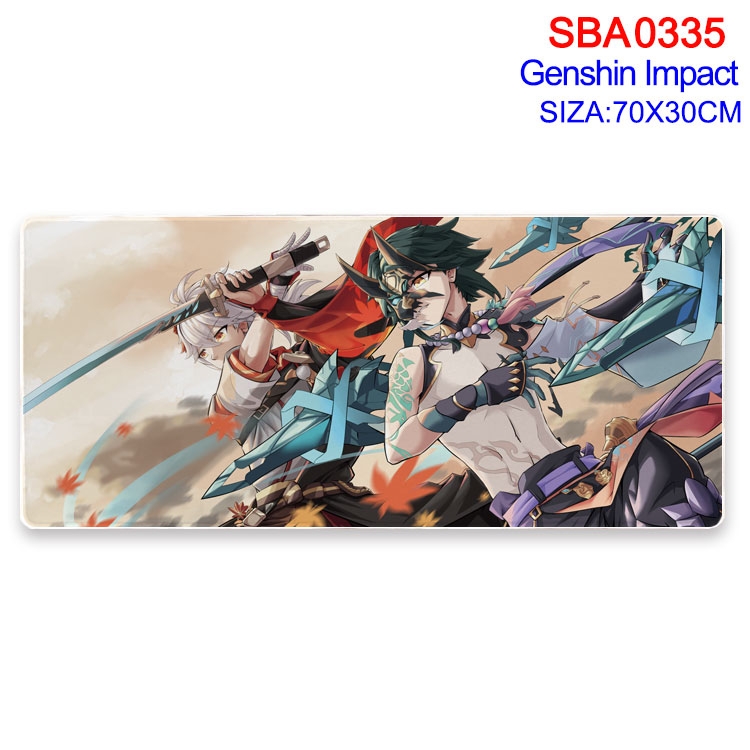 Genshin Impact Anime peripheral edge lock mouse pad 70X30cm SBA-335