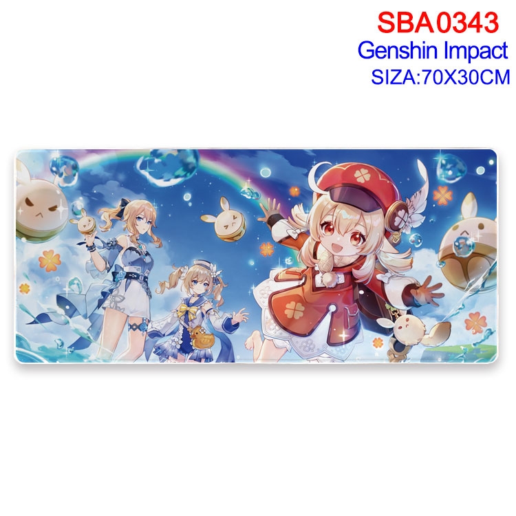 Genshin Impact Anime peripheral edge lock mouse pad 70X30cm SBA-343