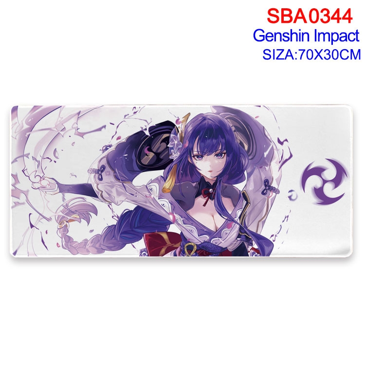 Genshin Impact Anime peripheral edge lock mouse pad 70X30cm  SBA-344