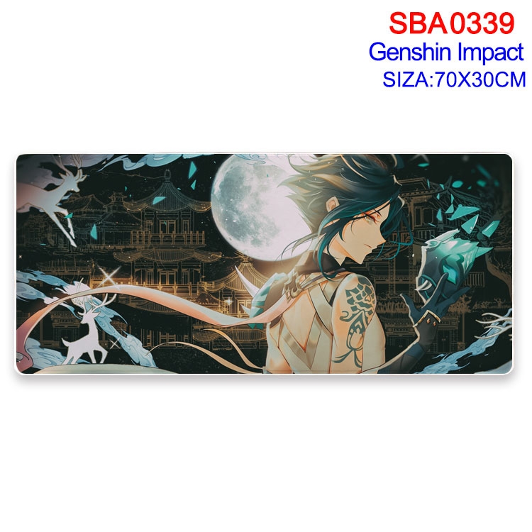 Genshin Impact Anime peripheral edge lock mouse pad 70X30cm SBA-339
